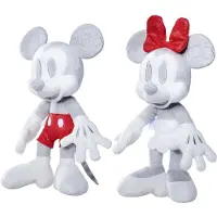 Disney Mickey Mouse & Minnie Knuffel Collectieset - Limited Edition 100 Jaar met Geschenkdoos & Certificaat