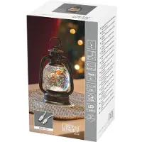 Konstsmide Vogellantaarn LED bruin met timer 3x AAA