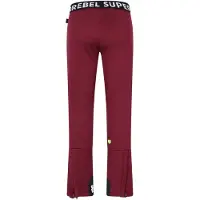 Superrebel skibroek - donkerrood Meisjes Polyester Effen - maat 140