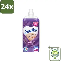 Soupline Wasverzachter Lavendel 1350 ml - Voordeelverpakking - 24 stuks - Wasverzachter - Lavendelgeur
