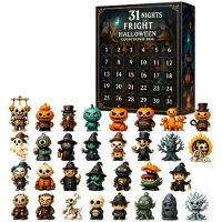 VHV - Halloween Adventskalender 2026 - 31 Dagen Aftelkalender - Spooky Fright Decoratie - Voor Kinderen en Volwassenen - Halloween Cadeau
