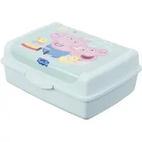 Keeeper broodtrommel Carla Peppa Pig, 1,0 L, aquamarijn