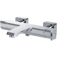 AM.PM Flash - Thermostatische Badkraan - Mengkraan - 150 mm Hartafstand - Waterbesparend - Chroom