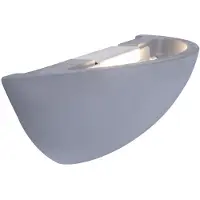 Globo Lighting Wandlamp beton interieur indirecte verlichting wand grijs wandlamp plafond washlight wandlamp indirect licht, naar boven schijnend, 1x LED 548lm 3000K, BxH 30x7,5 cm