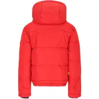 Superrebel ski-jas - rood Skijack Meisjes Polyester Capuchon Effen - maat 176
