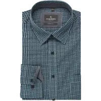 Casa Moda Casual Fit overhemden grijs geruit