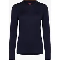 Icebreaker Ondershirt Womens 260 Tech LS Crewe Midnight Navy-XL
