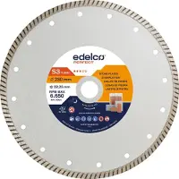 Edelco Diamantschijf Voor Stenen Platen S3 Turbo 115x22 Mm