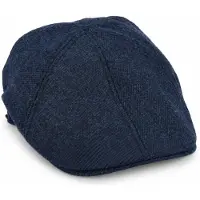 Suitable Flat Cap Wool Twill Navy - | Donkerblauw | Maat one size