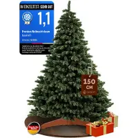 Casaria Premium Kunstkerstboom, hoogte 150 cm