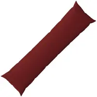 vidaXL Kussensloop HEERLEN Wijnrood 40 x 145 cm Stof