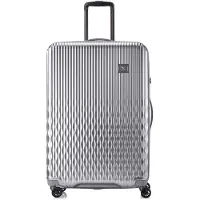 Pack Easy Flow 4 wielen Trolley L 75 cm met uitbreidingsplooi zilverkleurig