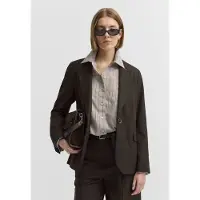 Bugatti Damen Blazer van viscosemix met 1 knoop
