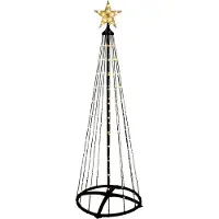 Wellhome Kerstboom Met 550 Warmwitte Ledlampjes Met Afstandsbediening 300 Cm