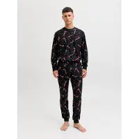 Jack & Jones Huispak 'JACTristan' grasgroen / rood / zwart / wit