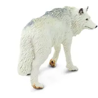 Safari Wilde Dieren Witte Wolf Junior 9,3 Cm Wit
