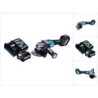 Makita GA 023 GD1 accu haakse slijper 40 V max. 125 mm borstelloos XGT + 1x accu 2,5 Ah + oplader