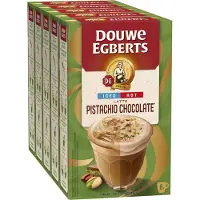 Douwe Egberts Iced/ Hot Pistachio Chocolate Oploskoffie - 5 x 8 oplossticks