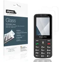 Dipos – 2x Pantserfolie geschikt voor Kruger Matz Simple 924 4G | 9H Screenprotector