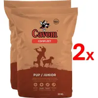 Cavom 2x20 kg Cavom compleet pup/junior hondenvoer