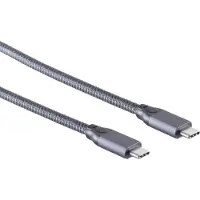 S-Impuls USB-C kabel | USB3.2 20 Gbps | PD 100W | 4K 60Hz | aluminium/nylon | 5 meter
