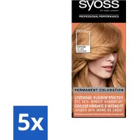 Syoss 5 x - Haarverf Colors Pantone - 9-67 Coral Gold - 1 Haarkleuring - Voordeelverpakking - 5 stuks