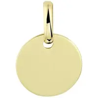 New Bling - 9NBG-0829 - 14K geelgouden Hanger – Rond Gesloten – 14mm – Dames Sieraad