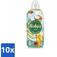 Robijn 10 x – Wasverzachter – Kokos Sensation – 765 ml - Voordeelverpakking - 10 stuks