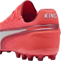 Puma Heren King Ultimate Stevige Grond Voetbalschoenen (Gloeiend rood)