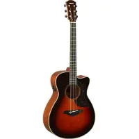 Yamaha AC3M ARE Tobacco Brown Sunburst elektrisch-akoestische westerngitaar met gigbag