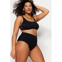 Trendyol Vrouwelijk Hoge taille Bikinibroekjes in grote maten