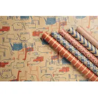 Clairefontaine cadeaupapier Adventura, kraftpapier 60 g/m², 700 mm × 2,0 m, 60 rollen