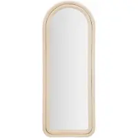 FURNLUX Spiegel Cloe Cream Velvet 60×4×160 cm