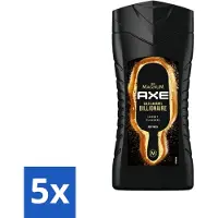 Axe 5 x X Magnum - Douchegel - Gold Caramel Billionaire - 250 ml - Voordeelverpakking - 5 stuks