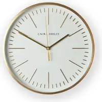 Laura Ashley Glenn Klok - Streep - 30,5x30,5cm - Goud