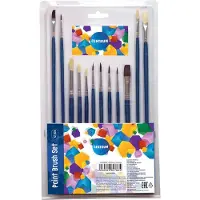 Centrum Penselen - set van 12x stuks - schilderen - kwasten - hobby - schoolspullen