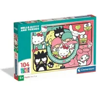 Clementoni Hello Kitty Super Color Puzzel 104 Stukjes