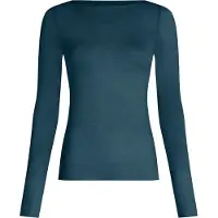 Hunkemoller super soft Boothals Shirt met Cashmere Blauw Dames | Maat: XS