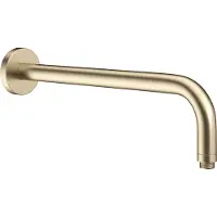 Crosswater MPRO Wandarm - 33cm - geborsteld messing (goud) FH684F_V2
