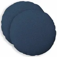 vidaXL Kussen met kussen HEERLEN 2 st Blauw Stof
