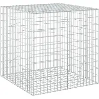 vidaXL - Gabion - met - 5 - mm - Draad - en - 5x10 - cm - Gaas - 100x100x100 - cm