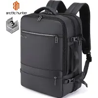 ARCTIC HUNTER Rugzak - Laptop Rugtas - Motortas - Usb Ingang - Waterafstotend Materiaal - Zwart - 32L