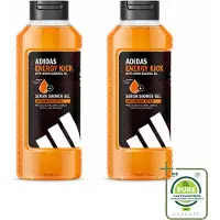 Adidas 2 x – Douchegel – Active Skin & Mind Energy Kick – 400 ml - Grootverpakking - Vaatwasstrips - Douchegel - Energie - Frisheid - Huidverzorging - Citroenolie