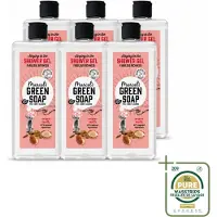 Marcel's Green Soap 6 x - Douchegel - Argan & Oudh - Verzorgend & zacht - 300 ml - Wasstrips - Douchegel - Argan En Oudh - Natuurlijke Douchegel - Verzorgende Douchegel - Vegan Douchegel
