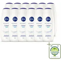 Nivea 12 x - Douchecrème - Zacht - Huidbeschermend - Amandelolie - 500 ml - Grootverpakking - Vaatwasstrips - Douchecrème - Huid Verzorgen - Amandelolie - Zijdezachte Huid - Hydratatie