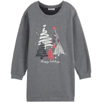Bonprix Meisjes sweatjurk met pailletten maat 164/170