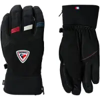 Rossignol - Skihandschoenen - M Strato Ski Gloves R-Shell Dry Black voor Unisex - Maat L - Zwart
