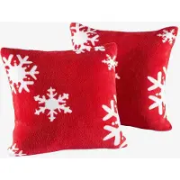 Bonprix Kussensloop met sneeuwvlokken (set van 2) maat set van 2 kussenhoezen 40/40 cm