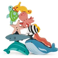 Mentari Stapelaar - Oceaan - 20X20X7Cm - In Zak Met Trekkoord - 18 Maanden