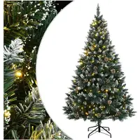 vidaXL Kunstkerstboom met 300 LED's 240 cm